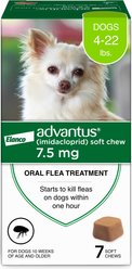 Advantus Flea Oral Treatment for Dogs, 4-22 lbs, 7 Soft Chews