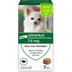 Advantus Flea Oral Treatment for Dogs, 4-22 lbs, 7 Soft Chews