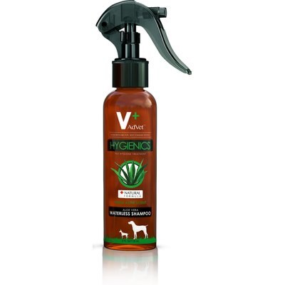 AdVet Hygienics AdVet Hygienics Aloe Vera Waterless Dog Shampoo, 4-fl oz bottle