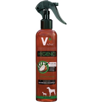AdVet Hygienics AdVet Hygienics Aloe Vera Waterless Dog Shampoo, 8-fl oz bottle