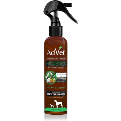AdVet Hygienics AdVet Hygienics Aloe Vera Waterless Dog Shampoo, 8-fl oz bottle