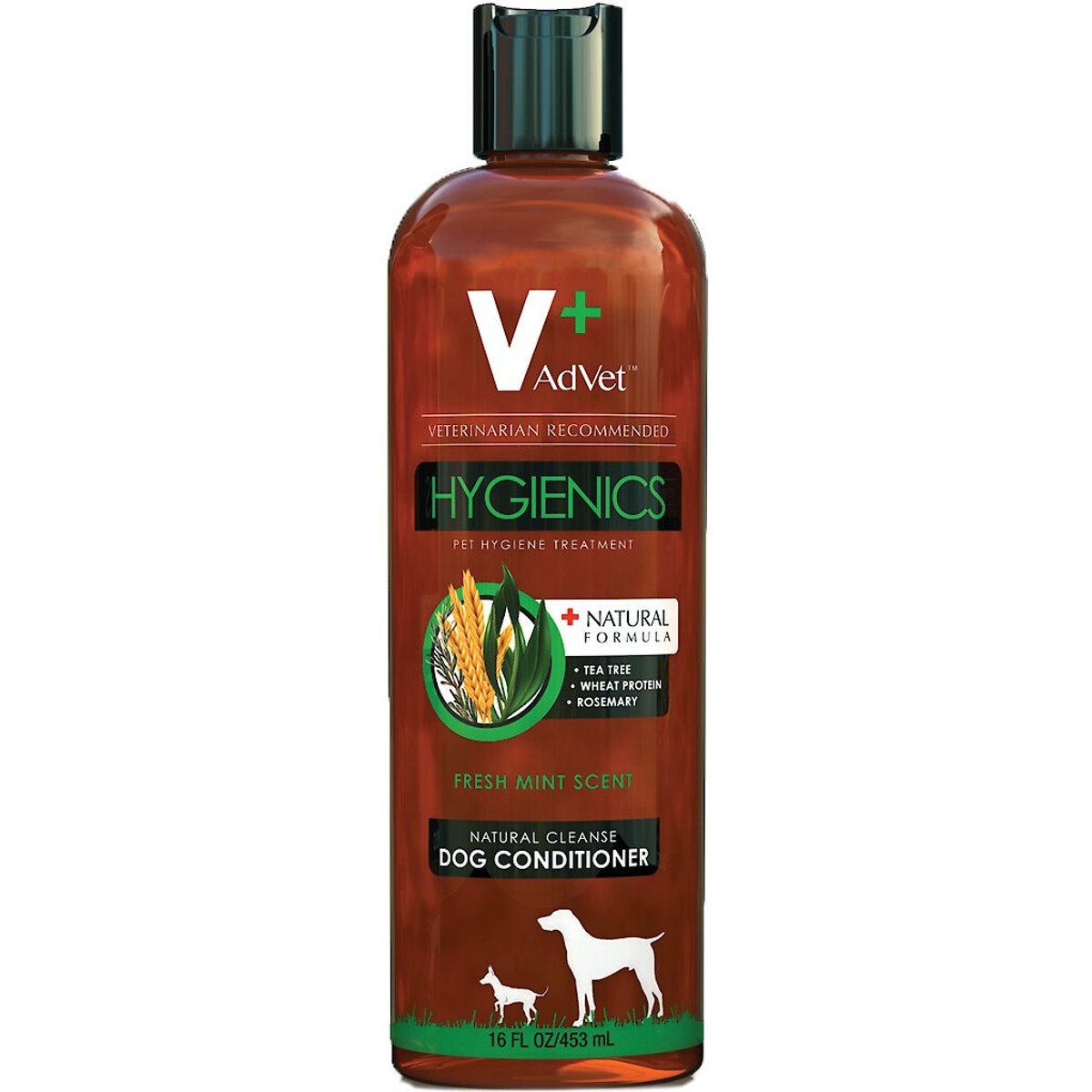AdVet Hygienics Natural Cleanse Dog Conditioner, 16-fl oz bottle