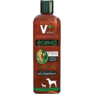 AdVet Hygienics Natural Cleanse Dog Conditioner, 16-fl oz bottle