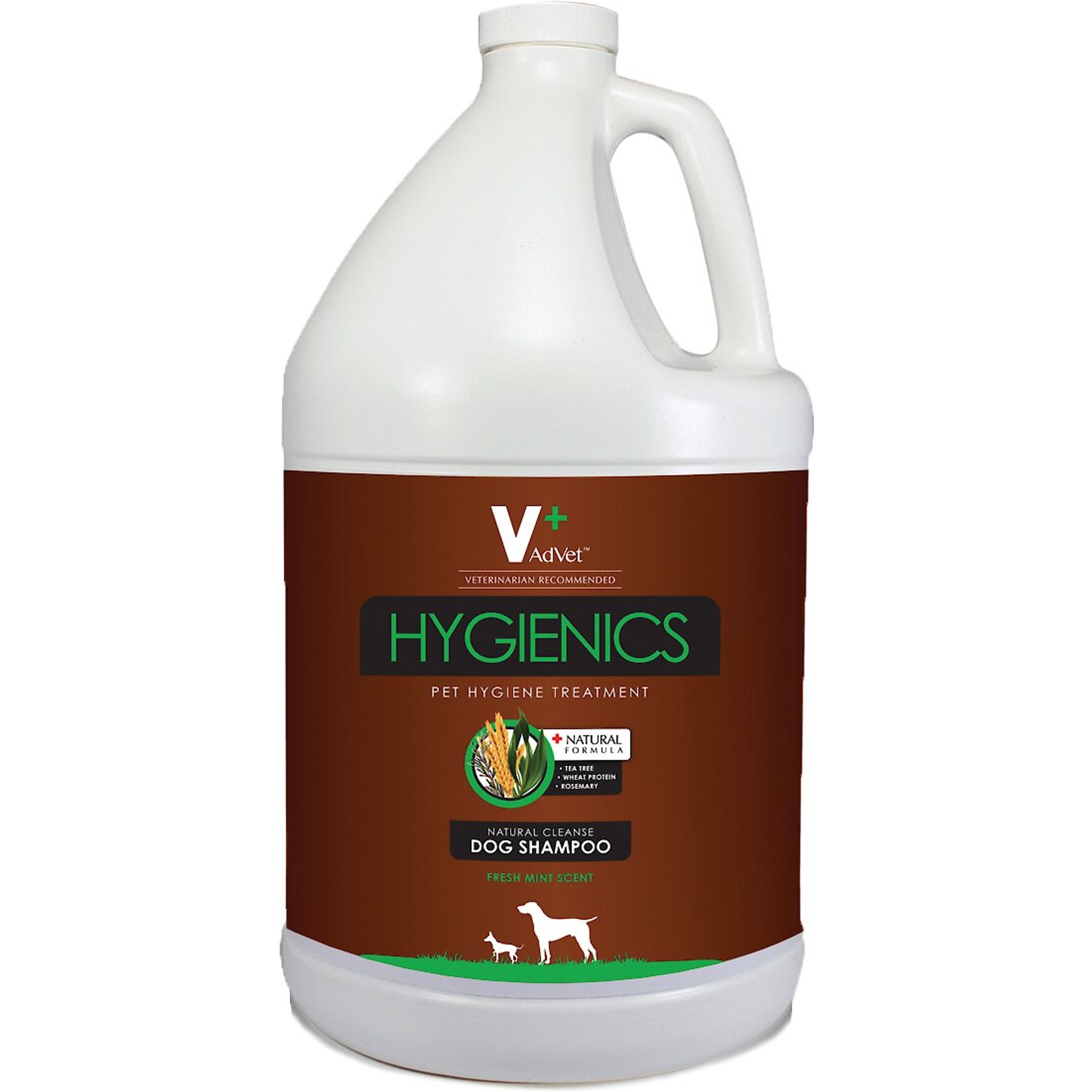 AdVet Hygienics Natural Cleanse Dog Shampoo, 1-gal bottle