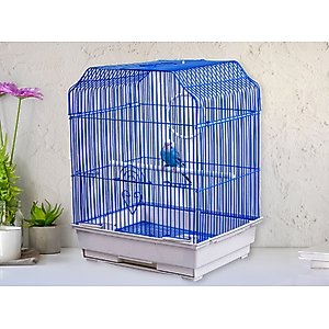 A&E Cage Company 17-in Ornate Top Bird Cage, Small, Black