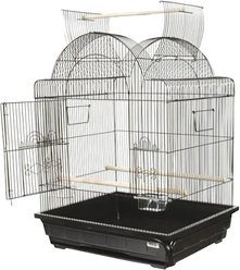 A&E Cage Company 32-in Victorian Open Top Bird Cage, Black, Medium slide 2 of 4