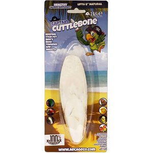 A&E Cage Company 8-in Natural Cuttlebone Bird Treats