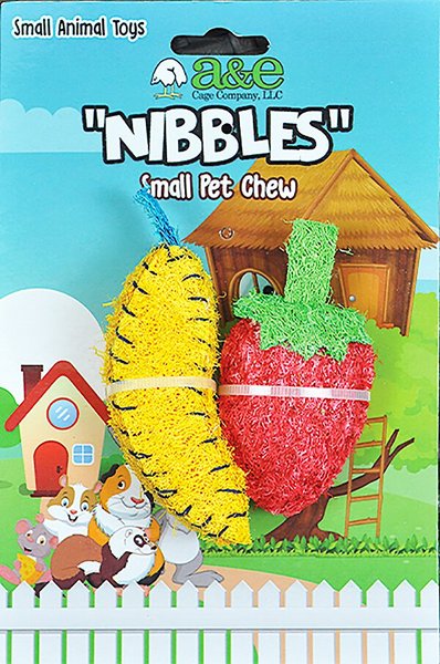 A&E Cage Company Sandals Loofah Small Pet Toy