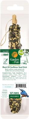 Show full view: A&E Cage Company Black Oil Sunflower Wild Bird Seed Stick Wild Bird Treats, 0.4-lb box, 10 count slide 2 of 3