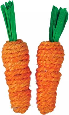 Show full view: A&E Cage Company Carrots Loofah Small Pet Toy slide 3 of 4