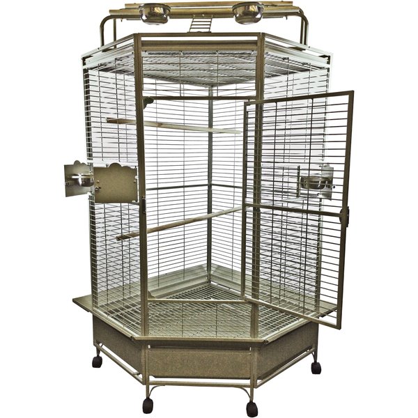 A&E Cage Company Corner Play Top Bird Cage