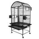 A&E Cage Company Dome Top Bird Cage, Black, Medium