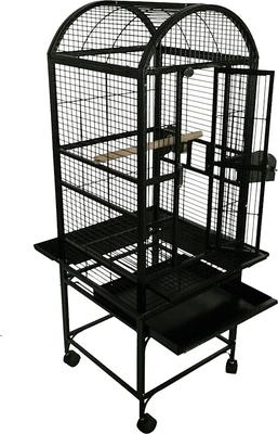 Show full view: A&E Cage Company Dome Top Bird Cage, Black, X-Small slide 4 of 6