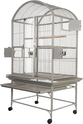 Show full view: A&E Cage Company Dome Top Bird Cage, Platinum, Medium slide 3 of 6