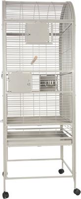 Show full view: A&E Cage Company Dome Top Bird Cage, Platinum, Small slide 3 of 7