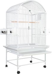 A&E Cage Company Dome Top Bird Cage, White, Medium
