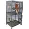 Show in main carousel: A&E Cage Company Double Stack Breeder Bird Cage, Black slide 1 of 3
