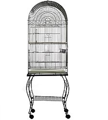 A&E Cage Company Economy Dome Top Bird Cage, Black slide 2 of 5