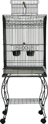 Show full view: A&E Cage Company Economy Play Top Bird Cage, Black slide 2 of 9