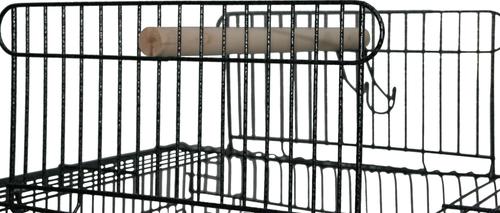 Show full view: A&E Cage Company Economy Play Top Bird Cage, Black slide 3 of 9