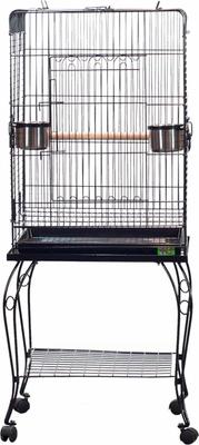 Show full view: A&E Cage Company Economy Play Top Bird Cage, Black slide 4 of 9