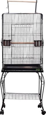 Show full view: A&E Cage Company Economy Play Top Bird Cage, Black slide 7 of 9