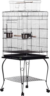 Show full view: A&E Cage Company Economy Play Top Bird Cage, Black slide 8 of 9