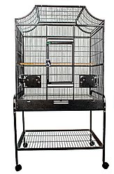 A&E Cage Company Elegant Style Flight Bird Cage, Black, Medium