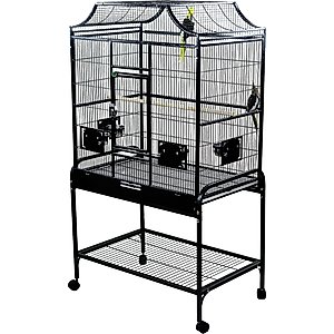 A&E Cage Company Elegant Style Flight Bird Cage, Black, Medium