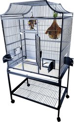 A&E Cage Company Elegant Style Flight Bird Cage, Blue, Medium