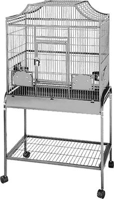 Show full view: A&E Cage Company Elegant Style Flight Bird Cage, Platinum, Medium slide 5 of 8