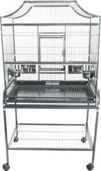 A&E Cage Company Elegant Style Flight Bird Cage, Platinum, Small slide 1 of 3
