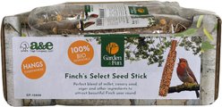 A&E Cage Company Finch's Select Seed Stick Wild Bird Treats, 0.11-lb box, 20 count