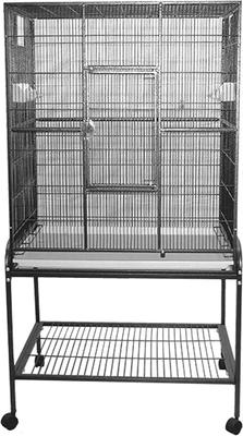Show full view: A&E Cage Company Flight Bird Cage & Stand, Black slide 4 of 10