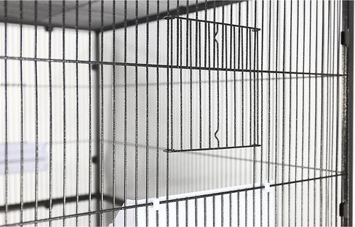 Show full view: A&E Cage Company Flight Bird Cage & Stand, Black slide 7 of 10