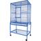 Show in main carousel: A&E Cage Company Flight Bird Cage & Stand, Blue slide 1 of 6