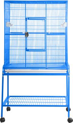 Show full view: A&E Cage Company Flight Bird Cage & Stand, Blue slide 2 of 6