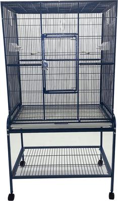 Show full view: A&E Cage Company Flight Bird Cage & Stand, Blue slide 4 of 6