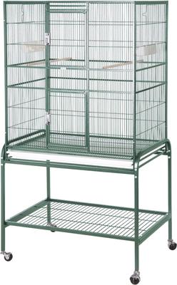 Show full view: A&E Cage Company Flight Bird Cage & Stand, Green slide 2 of 5