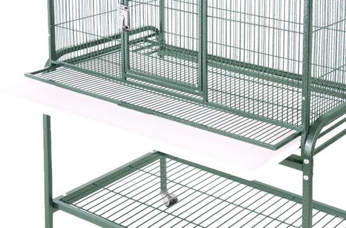 Show full view: A&E Cage Company Flight Bird Cage & Stand, Green slide 3 of 5