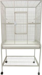 A&E Cage Company Flight Bird Cage & Stand, Platinum