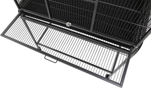 Show full view: A&E Cage Company Flight Cage & Stand, 31 x 20-inches, Black slide 7 of 10