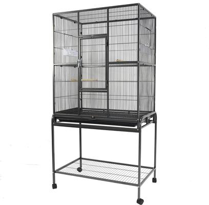 Show full view: A&E Cage Company Flight Cage & Stand, 31 x 20-inches, Black slide 2 of 10