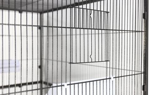 Show full view: A&E Cage Company Flight Cage & Stand, 31 x 20-inches, Black slide 6 of 10