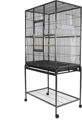 Show full view: A&E Cage Company Flight Cage & Stand, 31 x 20-inches, Black slide 4 of 10