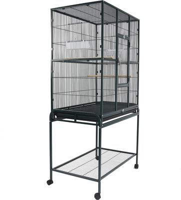 Show full view: A&E Cage Company Flight Cage & Stand, 31 x 20-inches, Green slide 2 of 10