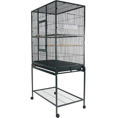 Show full view: A&E Cage Company Flight Cage & Stand, 31 x 20-inches, Green slide 3 of 10