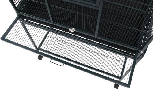 Show full view: A&E Cage Company Flight Cage & Stand, 31 x 20-inches, Green slide 6 of 10