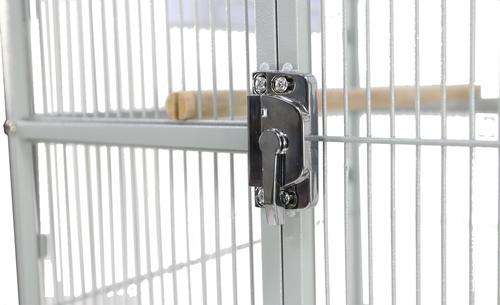 Show full view: A&E Cage Company Flight Cage & Stand, 31 x 20-inches, Platinum slide 7 of 10