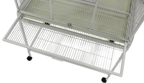 Show full view: A&E Cage Company Flight Cage & Stand, 31 x 20-inches, White slide 6 of 10